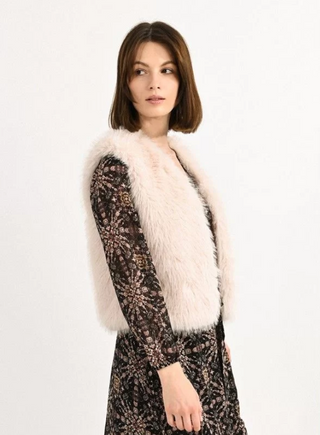 FAUX FUR VEST