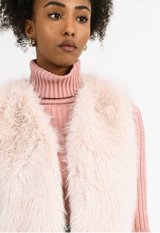 FAUX FUR VEST