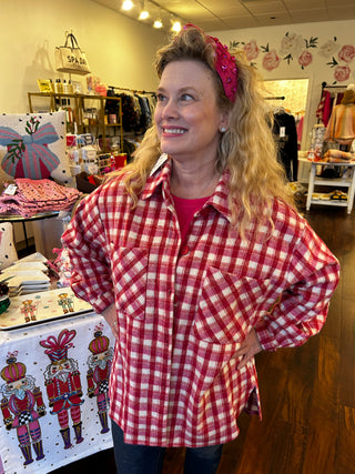 Woven Shacket - BOYFRIEND SHIRT