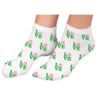 Low Cut Tennis Socks LOVE