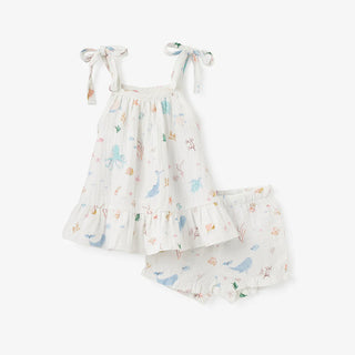 Ocean Adventure Muslin Tie Top Set