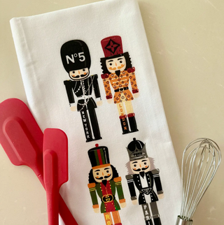 Nutcracker Christmas Tea Towel