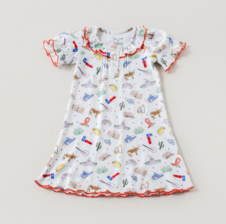Texas Kids Organic Cotton Play Dress
