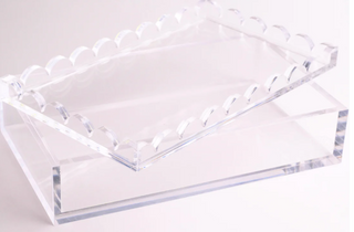 Scallop Acrylic Tile Box
