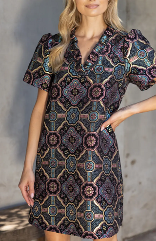 The Mandala Jaquard Dress