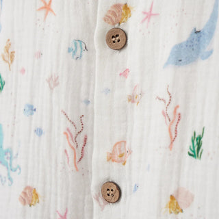 Ocean Adventure Muslin Short Set
