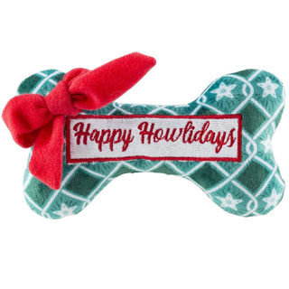 Happy Howlidays Dog Bone Toy