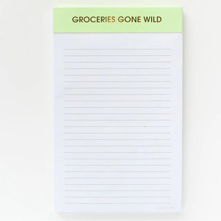 Groceries Gone Wild Notepad