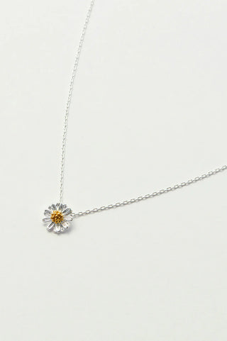 Gold and Silver Plated Wildflower Necklace