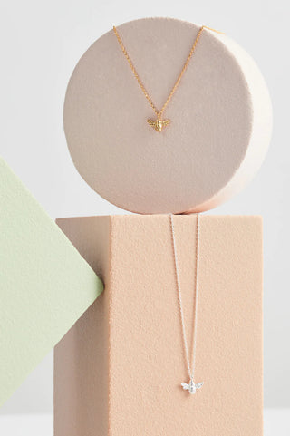 Gold Plated Bee Necklace