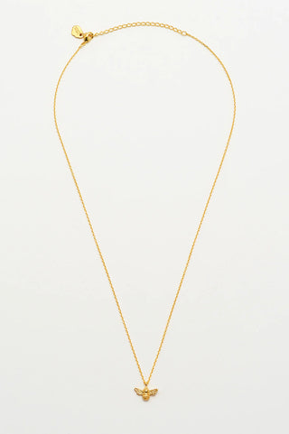 Gold Plated Bee Necklace