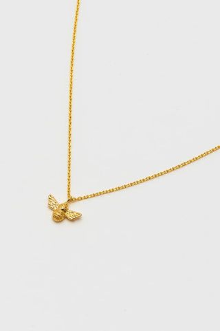 Gold Plated Bee Necklace
