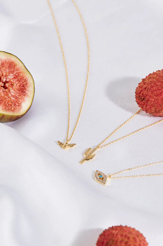 Gold Plated Bee Necklace