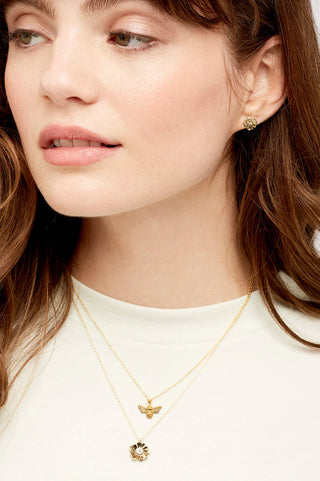 Gold Plated Bee Necklace