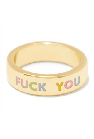 Pastel FU Ring