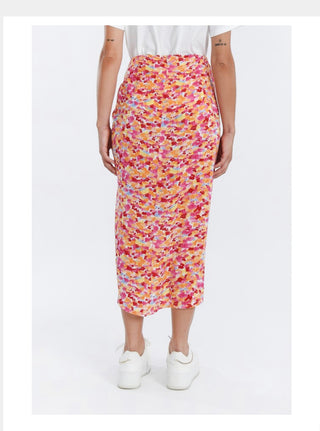 Faux Sarong Wrap Shirt