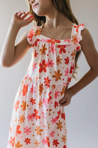 That's So Retro  Ruffle Strappy Dress