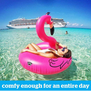 Giant Pink Flamingo Pool Float
