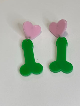 I love Weiners Earring