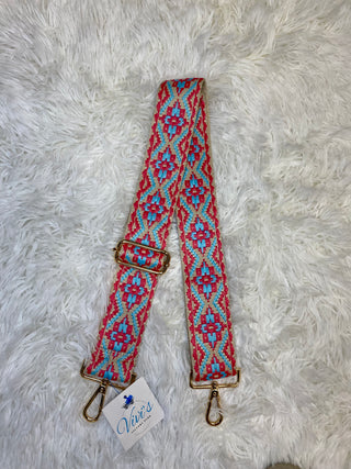 Woven Medallion Purse Strap