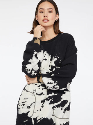 The Sweatshirt Dress Markings Tye Dye
