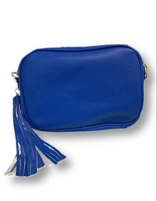 Vegan Zip top Purse with Tassel